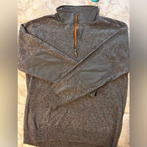 Orvis wool and cashmere sweater men’s size large zip front